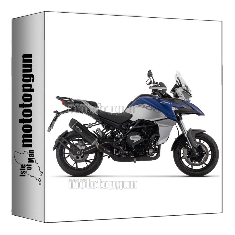 auspuff zugelassen arrow indy-race aus aluminium schwarz mit endkappe aus carby kompatibel mit qj motor srt 800 2023 2024 mototopgun 72650akn von MOTOTOPGUN