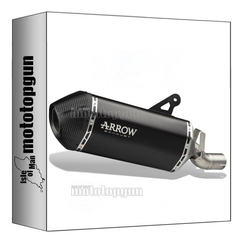 auspuff zugelassen arrow sonora aus titan schwarz mit endkappe aus carby kompatibel mit bmw r1250 r-1250 gs adventure 2019 2020 2021 2022 2023 mototopgun 72505skn von MOTOTOPGUN