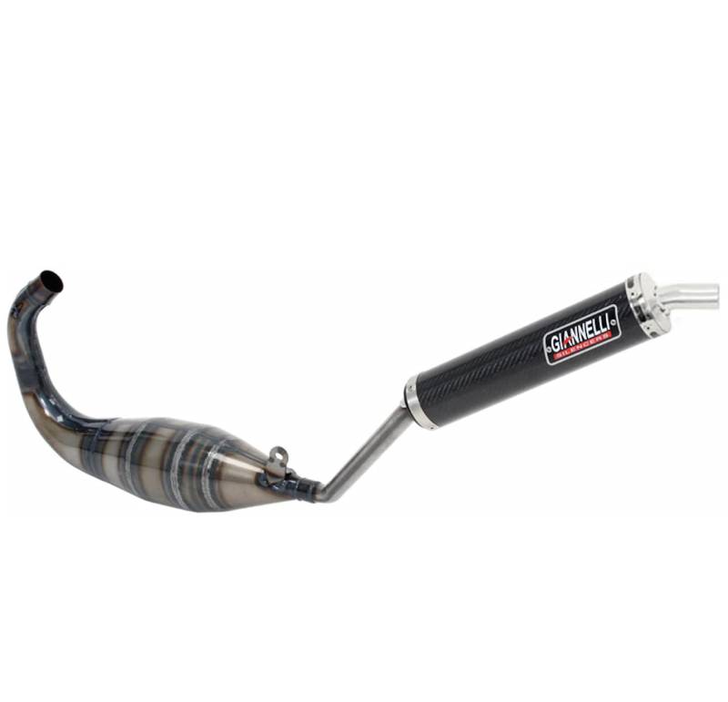giannelli komplettanlage kein kat street 2t carbon kompatibel mit cagiva mito 125 1994 1995 1996 1997 1998 1999 2000 2001 2002 2003 2004 2005 2006 mototopgun 53606hf + 53608hf von MOTOTOPGUN