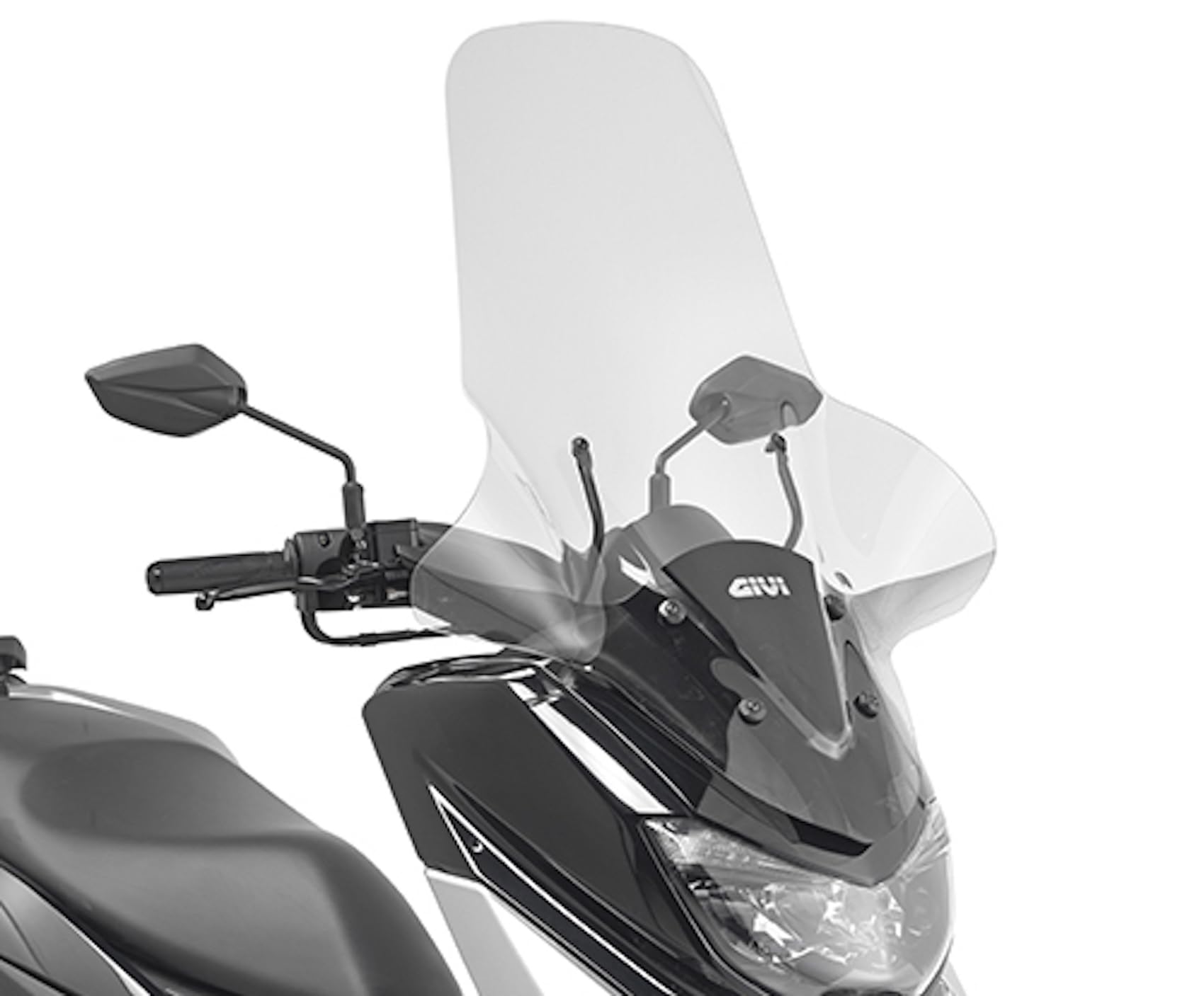 givi 2123dt windschild kompatibel mit yamaha n-max 125-155 2015 2016 2017 2018 2019 2020 mototopgun von MOTOTOPGUN