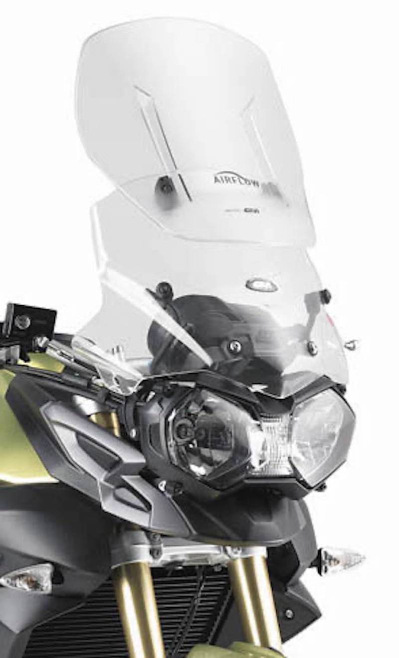 givi airflow af6401 transparenter Windschutz kompatibel mit Triumph Tiger 800 / xc/xr 2011 2012 2013 2014 2015 2016 2017 mototopgun von MOTOTOPGUN