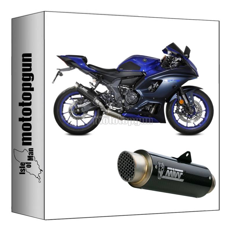 mivv auspuff zugelassen gp-pro carbon high up kompatibel mit yamaha yzf r7 2022 mototopgun von MOTOTOPGUN