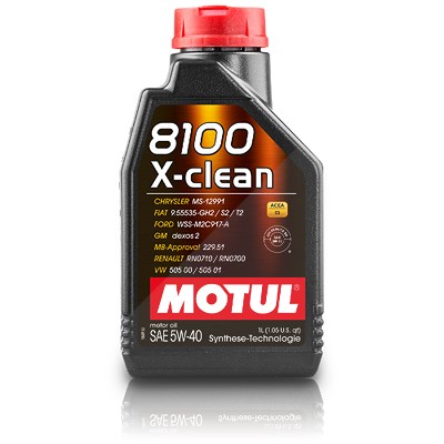 Motul 1 L 8100 X-clean 5W-40 [Hersteller-Nr. 109227] von MOTUL
