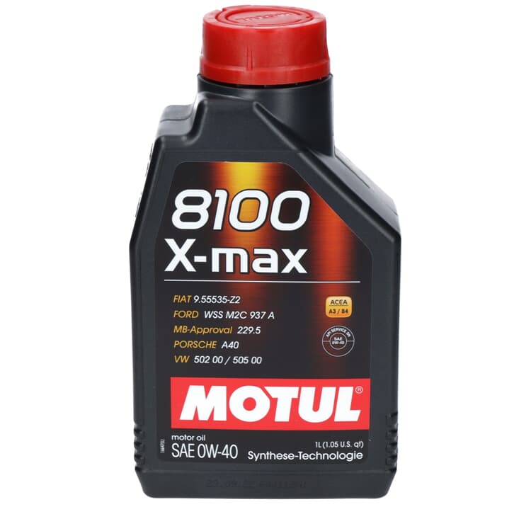 1 Liter Motul Motor?l 8100 X-MAX 0W-40 1 Liter Motul Motor?l 8100 X-MAX 0W-40 von MOTUL