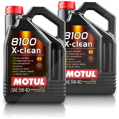 Motul 10 L 8100 X-clean 5W-40 [Hersteller-Nr. 109226] von MOTUL