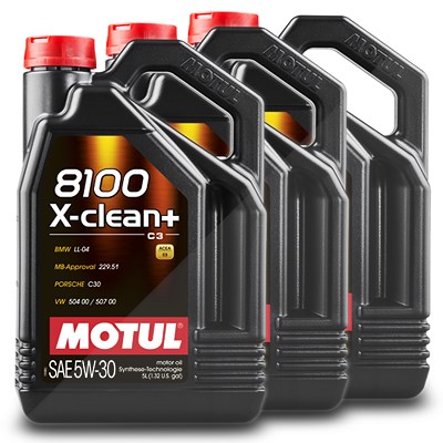 Motul 15 L 8100 X-clean+ 5W-30 [Hersteller-Nr. 109220] von MOTUL