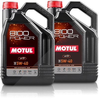 Motul 2x 5 L 8100 POWER 5W-40 von MOTUL