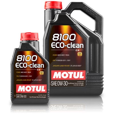 Motul 6 L 8100 Eco-clean 0W30 Motoröl [Hersteller-Nr. 109672] von MOTUL