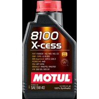 MOTUL Motoröl 8100 X-CESS 5W-40 Inhalt: 1l 109229 von MOTUL