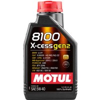 MOTUL Motoröl 8100 X-CESS GEN2 5W-40 Inhalt: 1l 109774 von MOTUL