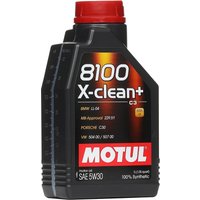 MOTUL Motoröl 8100 X-CLEAN+ 5W30 5W-30, Inhalt: 1l 109222 von MOTUL