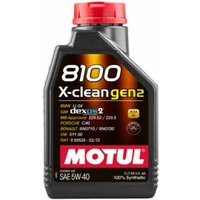 MOTUL Motoröl 8100 X-CLEAN GEN2 5W-40 Inhalt: 1l 109761 von MOTUL