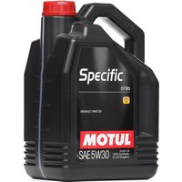 MOTUL Motoröl SPECIFIC 0720 5W30 5W-30, Inhalt: 5l 109241 von MOTUL