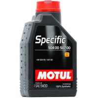MOTUL Motoröl SPECIFIC 504 00 507 00 5W30 5W-30, Inhalt: 1l, Synthetiköl 106374 von MOTUL