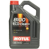 Motoröl MOTUL 8100 Eco-Clean+ 5W30 5L von Motul