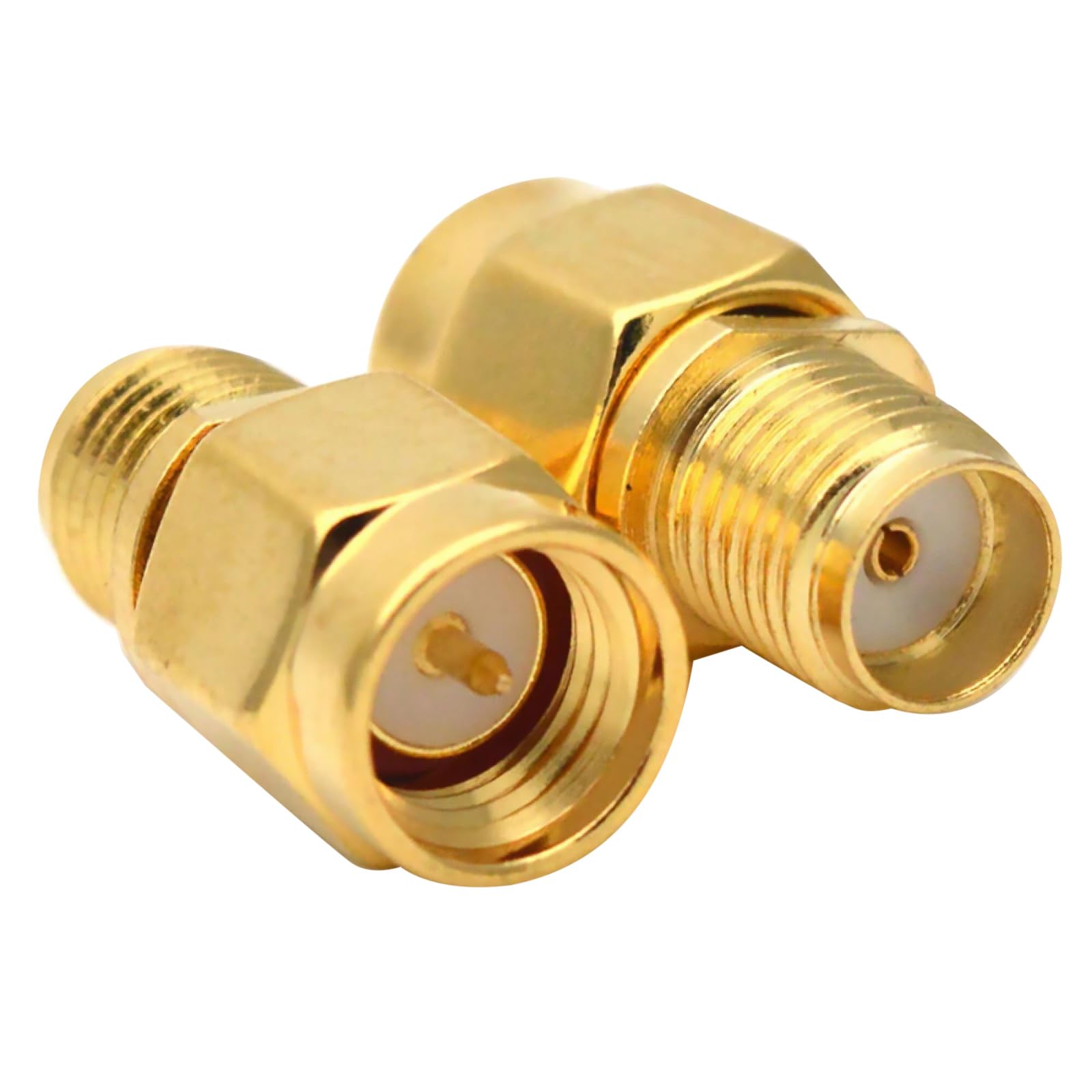 WiFi-Koaxial-Verlängerungsstecker, SMA-Buchse auf SMA-Stecker, Koaxialkabel-Stecker für HF-Antennen, WLAN-Geräte, 2 Stück WiFi-Koaxial-Verlängerungsstecker, SMA-Buchse auf SMA-Stecker, Koaxialkabel-Stecker für HF-Antennen, WLAN-Geräte, 2 Stück von MOUDOAUER