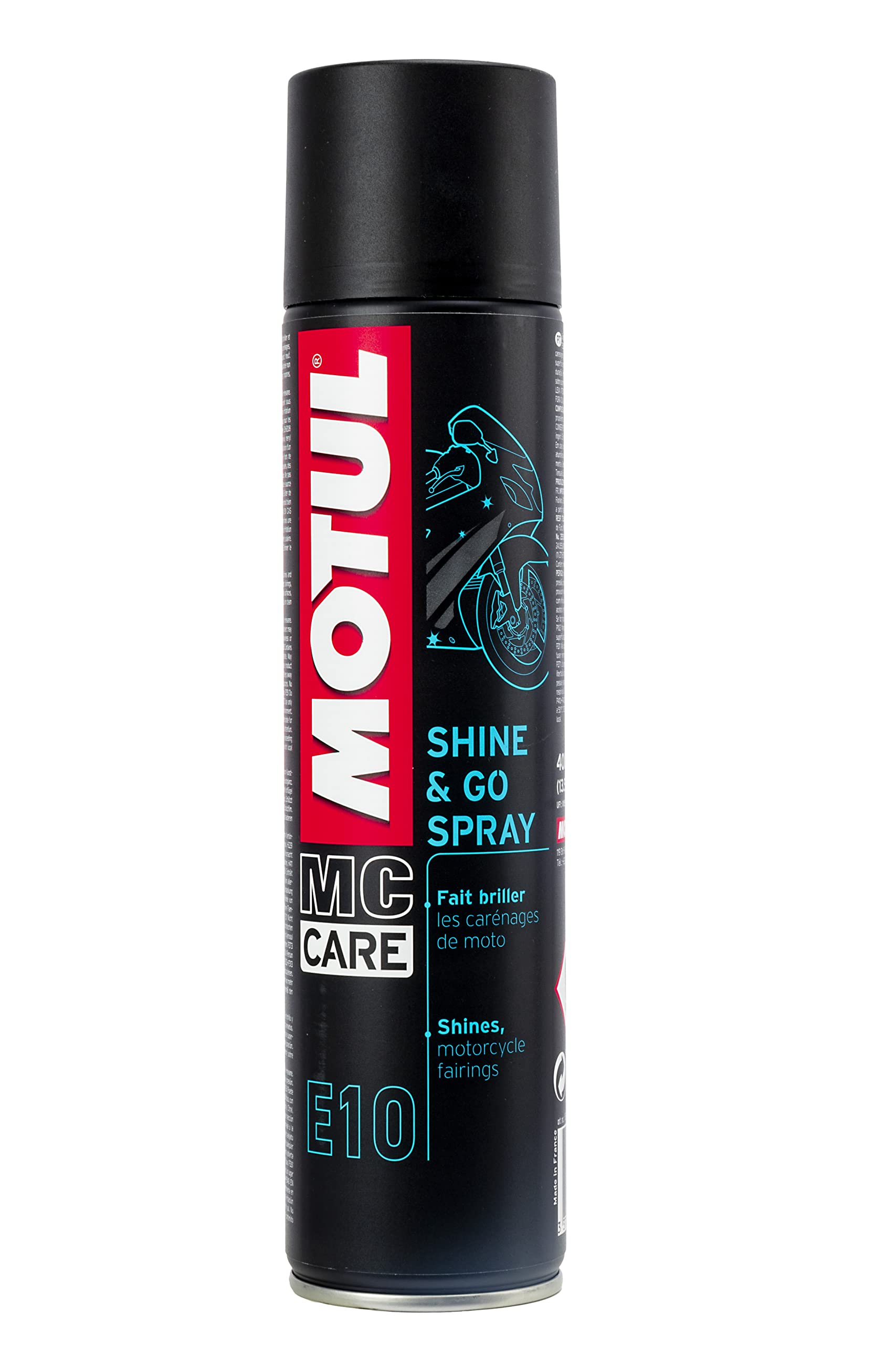 Motul 103175 E10 Shine & Go Spray, 400 ml Motul 103175 E10 Shine & Go Spray, 400 ml von Motul