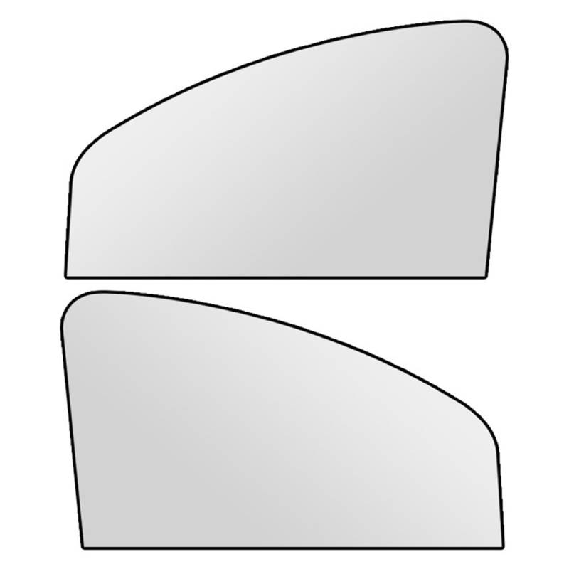 2-teilige Autofensterrollos, magnetische Sonnenschutz-Fensterabdeckungen für mehr Privatsphäre, abnehmbare Auto-Sichtschutzvorhänge für Reisen, Camping, Nickerchen, Schlafen, Sonnenschutz für die von MOUNTTU