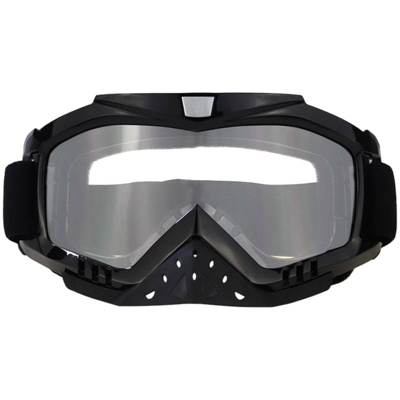 Motorradbrille, UV-beständige, kratzfeste, winddichte Skibrille mit weichem Polsterschwamm, atmungsaktive Schutzbrille für Motorrad-, ATV- und Dirtbike-Fahrten, Stil 2, ATV-Brille, Skibrille von MOUNTTU