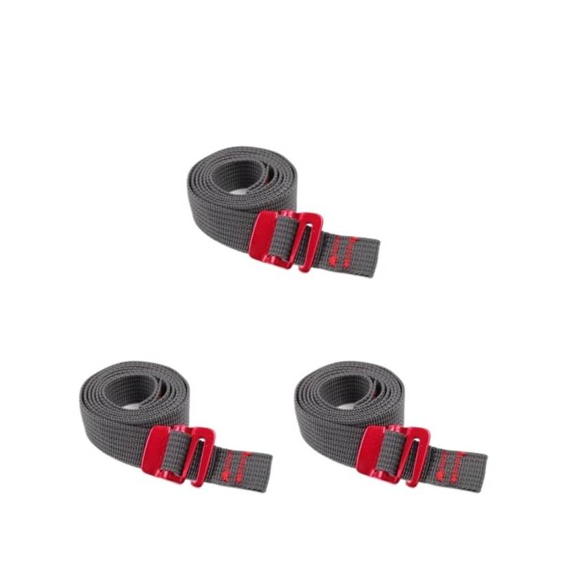 1,5 m Nylon-Druckschnalle, Paletten-Gurt, Gepäck, fester Auto-Spanner, Spanngurte, Ratschen-Spanngurt (3 Stück) von MOVDARL