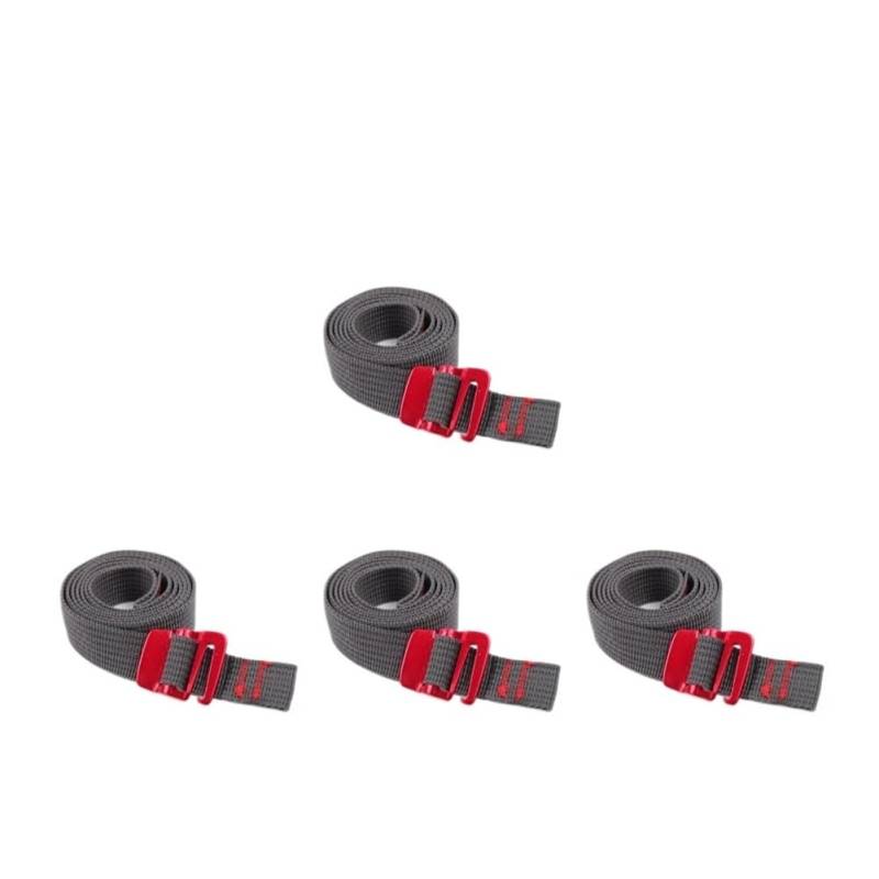1,5 m Nylon-Druckschnalle, Paletten-Gurt, Gepäck, fester Auto-Spanner, Spanngurte, Ratschen-Spanngurt (4 Stück) von MOVDARL