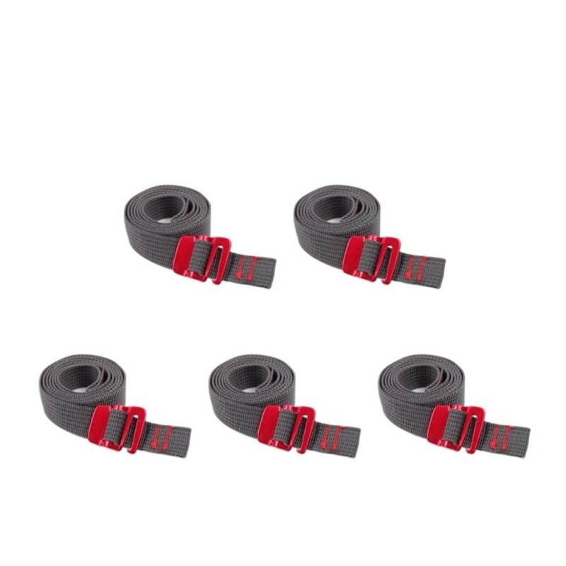 1,5 m Nylon-Druckschnalle, Paletten-Gurt, Gepäck, fester Auto-Spanner, Spanngurte, Ratschen-Spanngurt (5 Stück) von MOVDARL