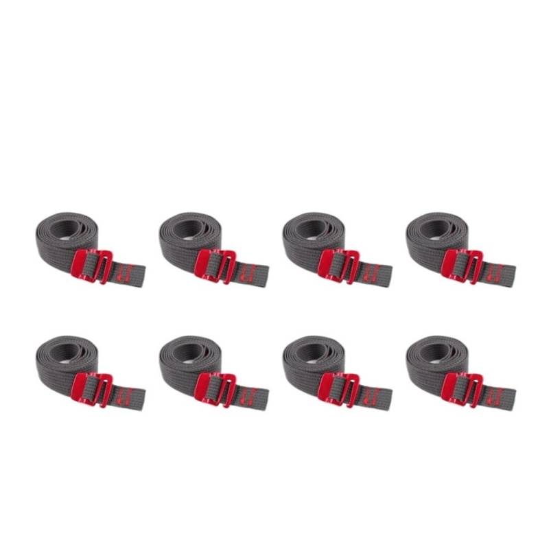 1,5 m Nylon-Druckschnalle, Paletten-Gurt, Gepäck, fester Auto-Spanner, Spanngurte, Ratschen-Spanngurt (8 Stück) von MOVDARL
