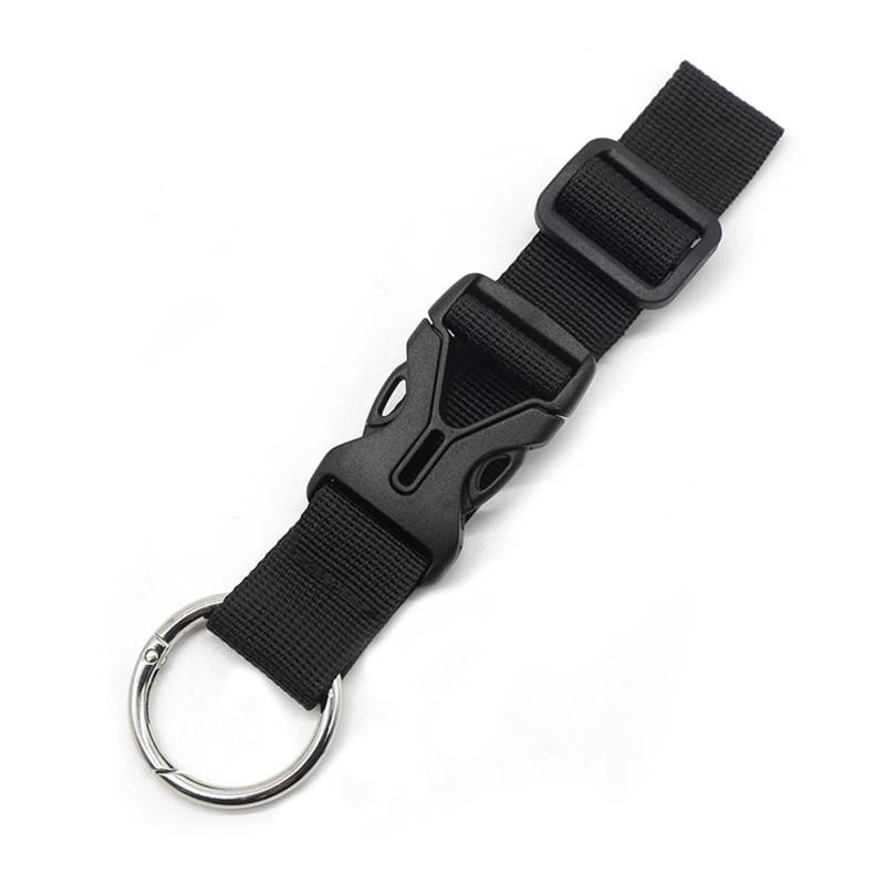 Strapazierfähiger Nylon-Gepäckgurt, Reisejackengriff, verstellbarer Koffergurt für Handgepäcktaschen, zum Tragen von Taschen, Handtaschen-Clip, zum Tragen (schwarz) von MOVDARL