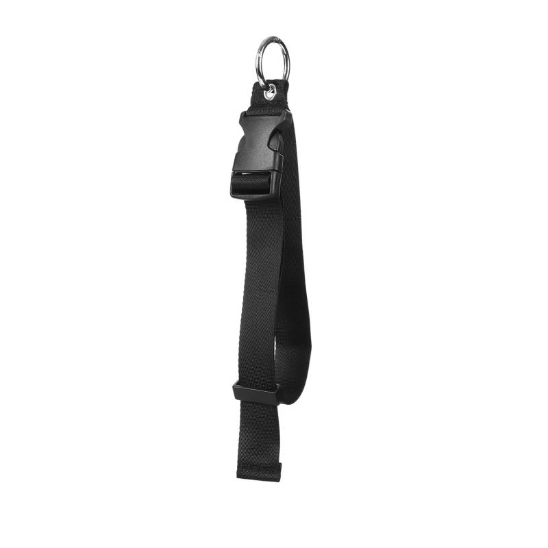 Tragbare Gepäckgurte, Koffergurt, Gepäckgurt, Halter, Greifer, Tasche, Handtaschen-Clip, zum Tragen (Schwarz, 5 Stück) von MOVDARL