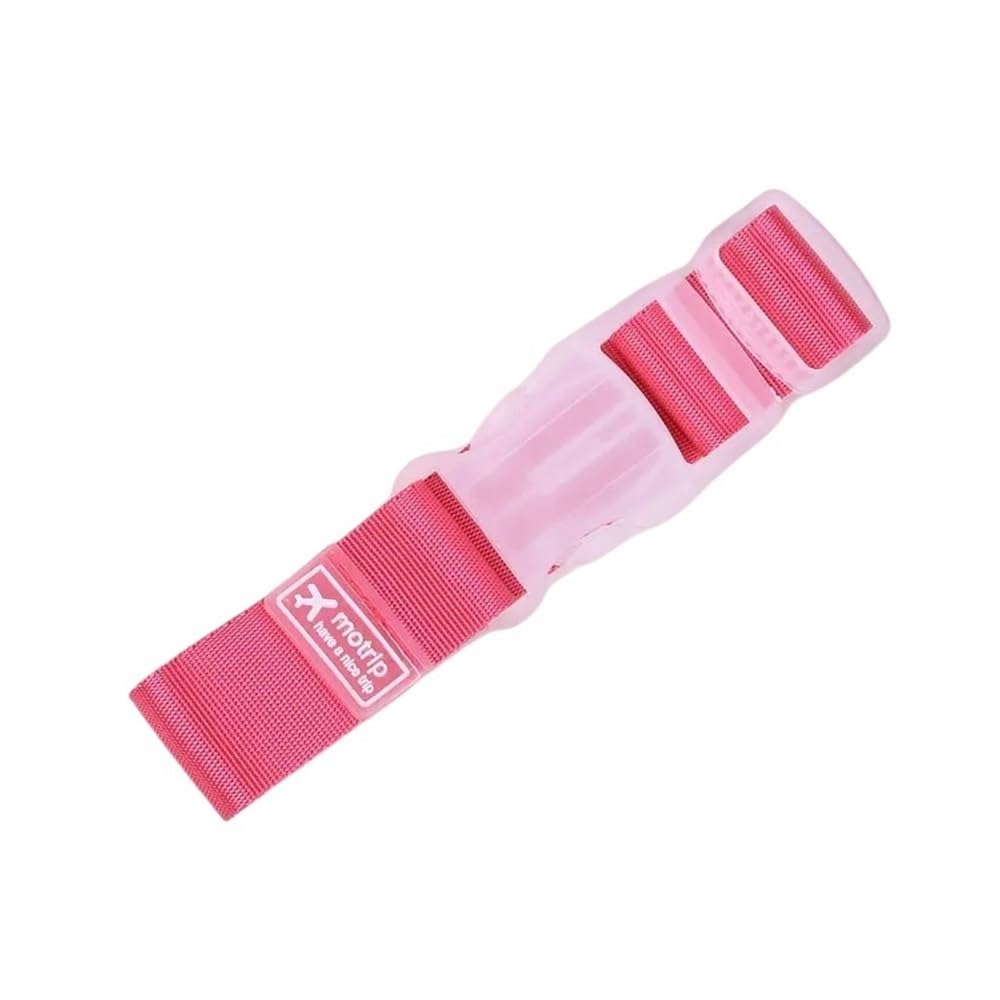 Verstellbare Gepäckgurte, Nylon, Gepäckzubehör, zum Aufhängen, Schnallenriemen, Koffer, Taschen, Gürtelschloss, Haken, Reisen, Rosa, 4 Stück Verstellbare Gepäckgurte, Nylon, Gepäckzubehör, zum Aufhängen, Schnallenriemen, Koffer, Taschen, Gürtelschloss, Haken, Reisen, Rosa, 4 Stück von MOVDARL