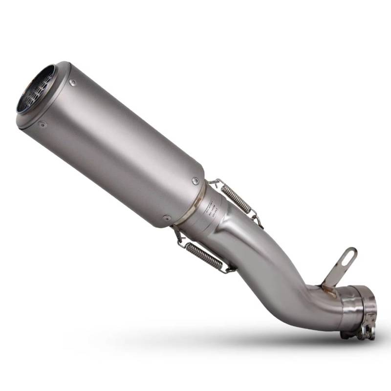 MOXSQFT Auspuff Mittelstück Für CBR650R Für CBR650F 2014 2015 2016 2017 2018 2019 2020 2021 2022 2023 2024 Motorradauspuff Modify Line Carbon Schalldämpfer(Type A) von MOXSQFT