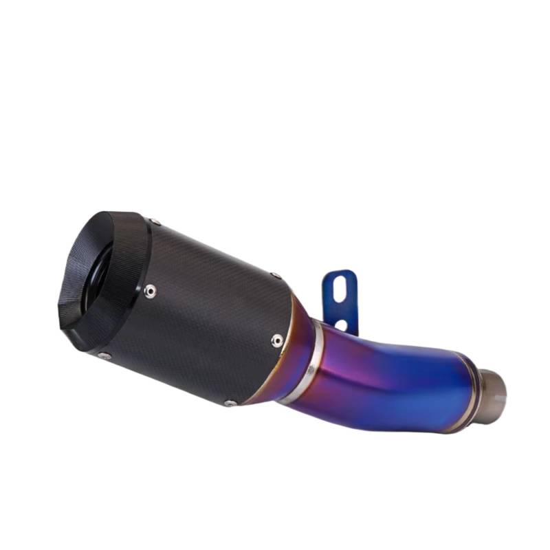 MOXSQFT Auspuff Mittelstück Kompatibel Mit Yamaha Für YZF Für R6 2017 2018 2019 2020 2021 2022 2023 2024 Motorradauspuff Modifizieren Endrohr Schalldämpfer von MOXSQFT
