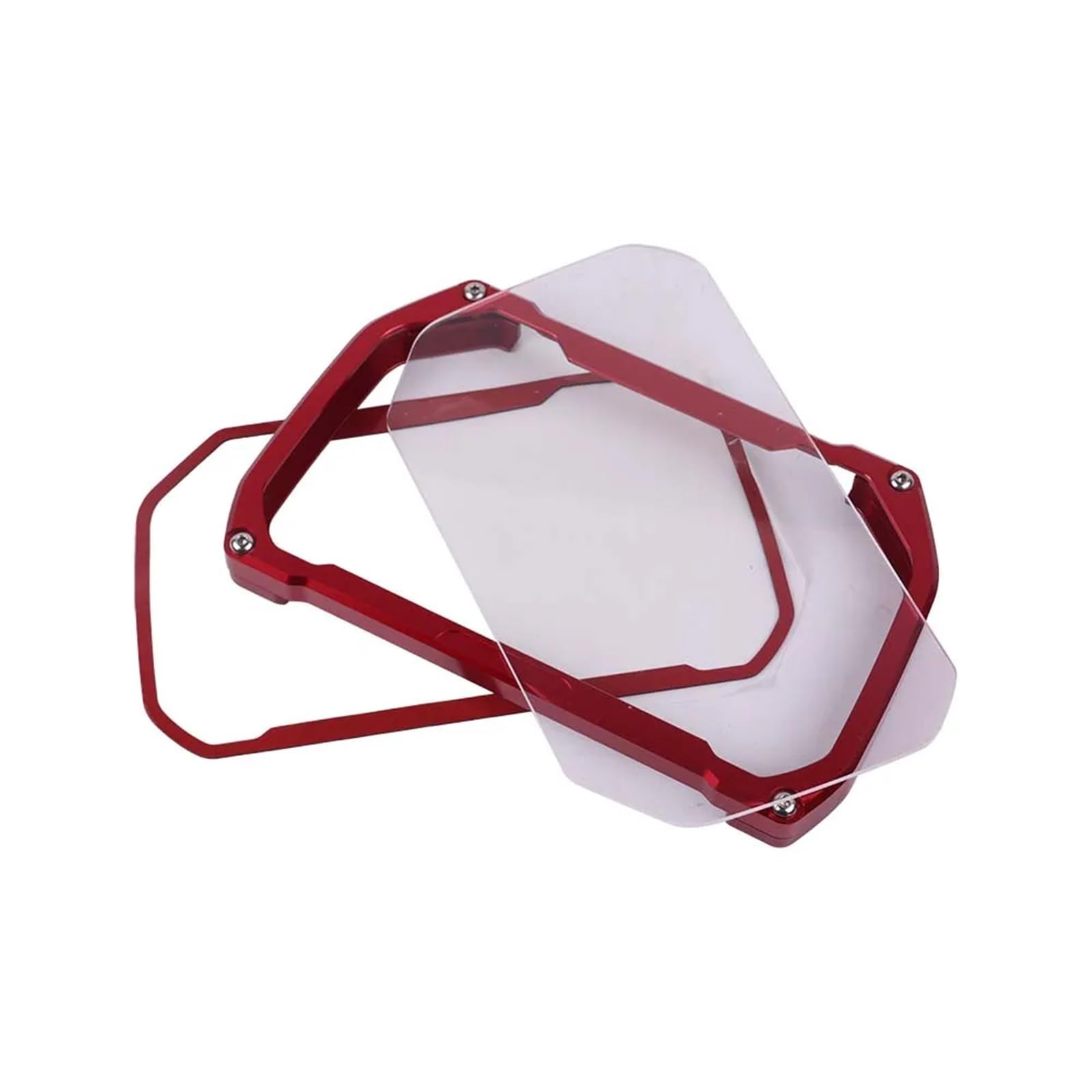 MOXSQFT Kilometerzähler Gehäuse Kompatibel Mit F750GS Für F850GS Für F900R Motorradinstrumenten-Messrahmenabdeckung Displayschutzfolie Schutz Motorradzubehör(Red) von MOXSQFT