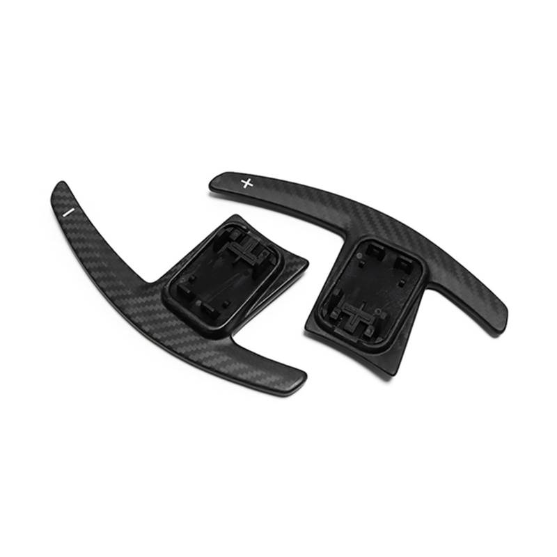 MOXSQFT Lenkrad Schaltwippen Kompatibel Mit Für 5er G30 G31 Für 7er G11 G12 2016-2021 2-teilige Kohlefaser-Autoverkleidung Lenkrad-Schaltwippen-Verlängerung(Multi-Colored) von MOXSQFT
