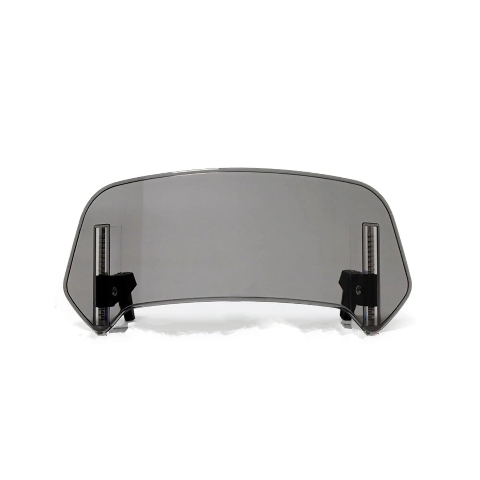 MOXSQFT Motorrad Windschutz Für F850GS Für F750GS Für 1250GS Für 1250LC Motorrad Universal Windschutzscheibenverlängerung Einstellbare Spoiler Clamp-On Motorräder Deflektor(Light Smoke,Big) von MOXSQFT