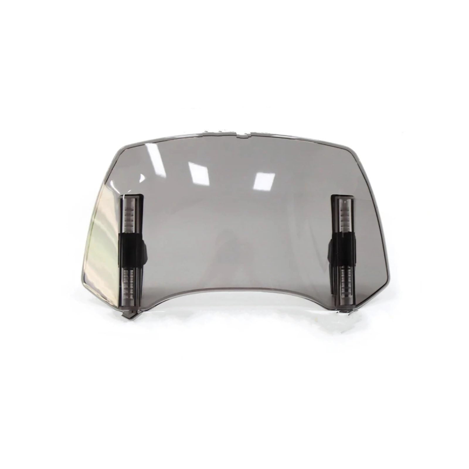 MOXSQFT Motorrad Windschutz Für F850GS Für F750GS Für 1250GS Für 1250LC Motorrad Universal Windschutzscheibenverlängerung Einstellbare Spoiler Clamp-On Motorräder Deflektor(Light Smoke,Size3) von MOXSQFT