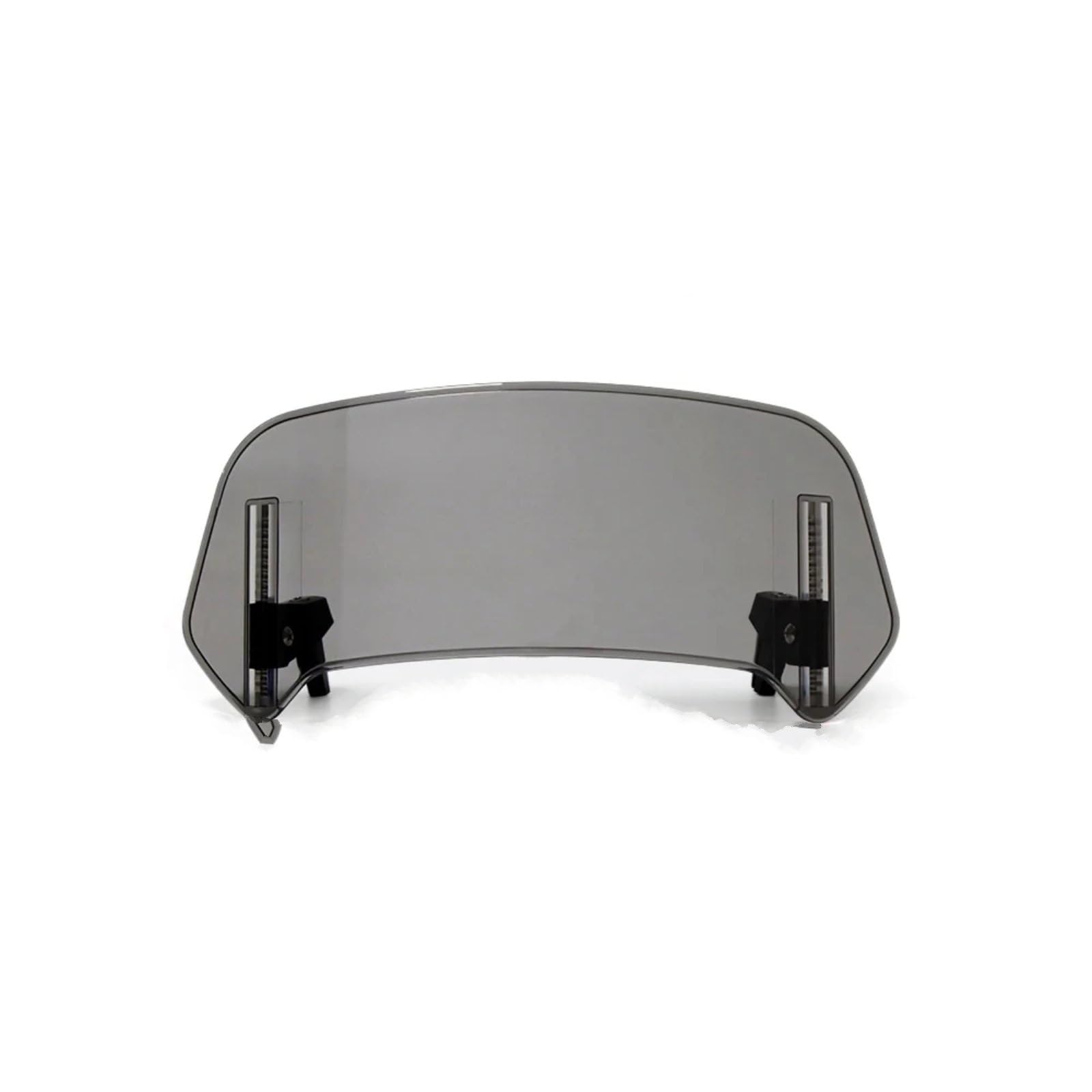 MOXSQFT Motorrad Windschutz Für F850GS Für F750GS Für 1250GS Für 1250LC Motorrad Universal Windschutzscheibenverlängerung Einstellbare Spoiler Clamp-On Motorräder Deflektor(Light Smoke,Small) von MOXSQFT