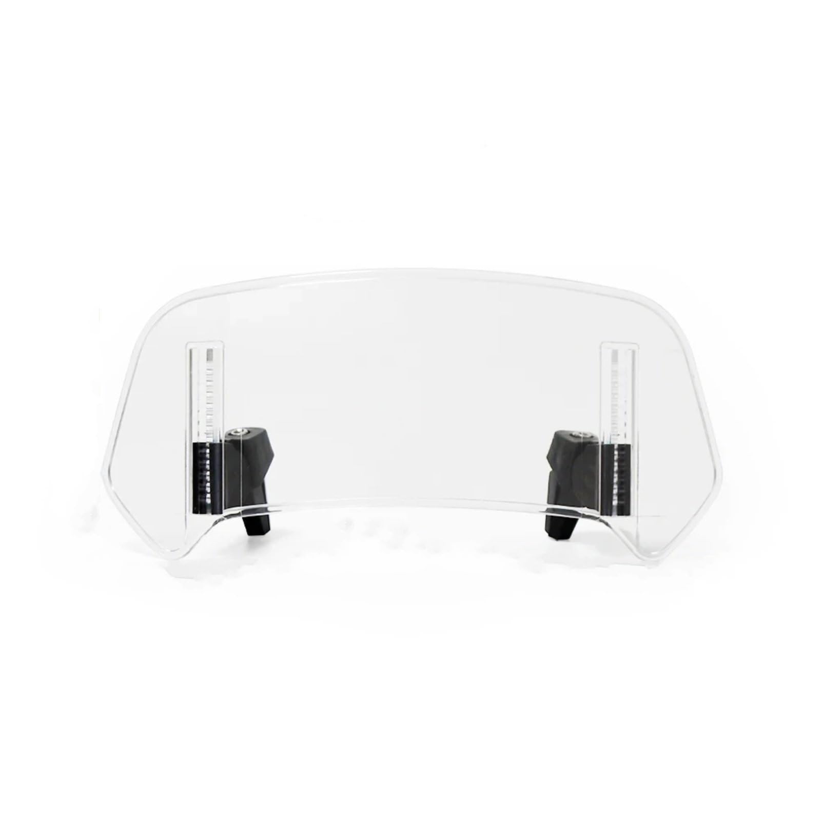 MOXSQFT Motorrad Windschutz Für F850GS Für F750GS Für 1250GS Für 1250LC Motorrad Universal Windschutzscheibenverlängerung Einstellbare Spoiler Clamp-On Motorräder Deflektor(Transparent,Small) von MOXSQFT
