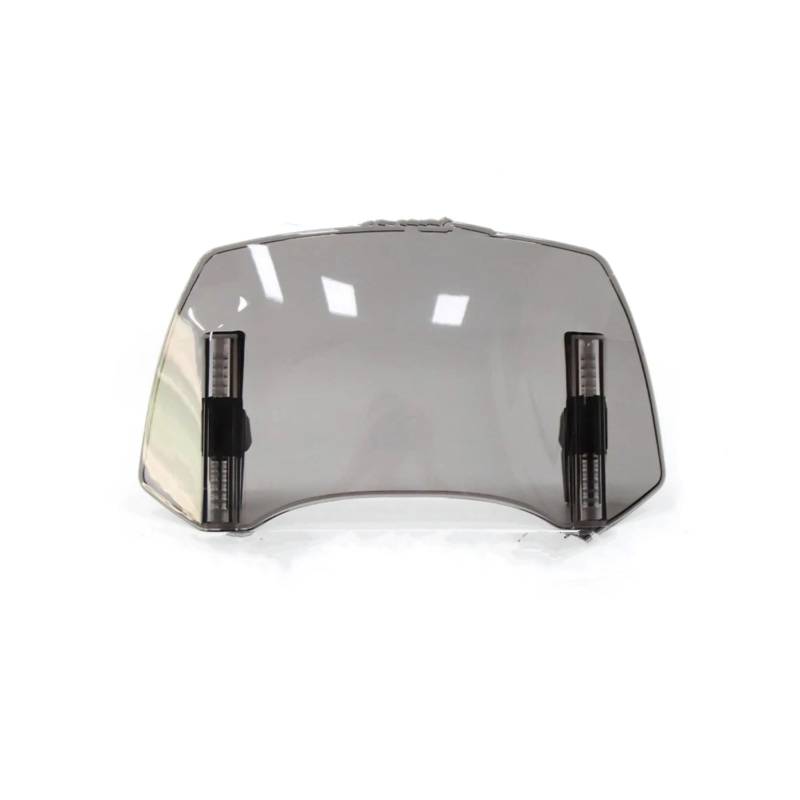 MOXSQFT Motorrad Windschutz Für Forza 125 Für Forza 300 Für Forza 350 750 Für NSS 350 Motorrad Windschutzscheibe Verlängerung Einstellbare Spoiler Deflektor(Light Smoke) von MOXSQFT