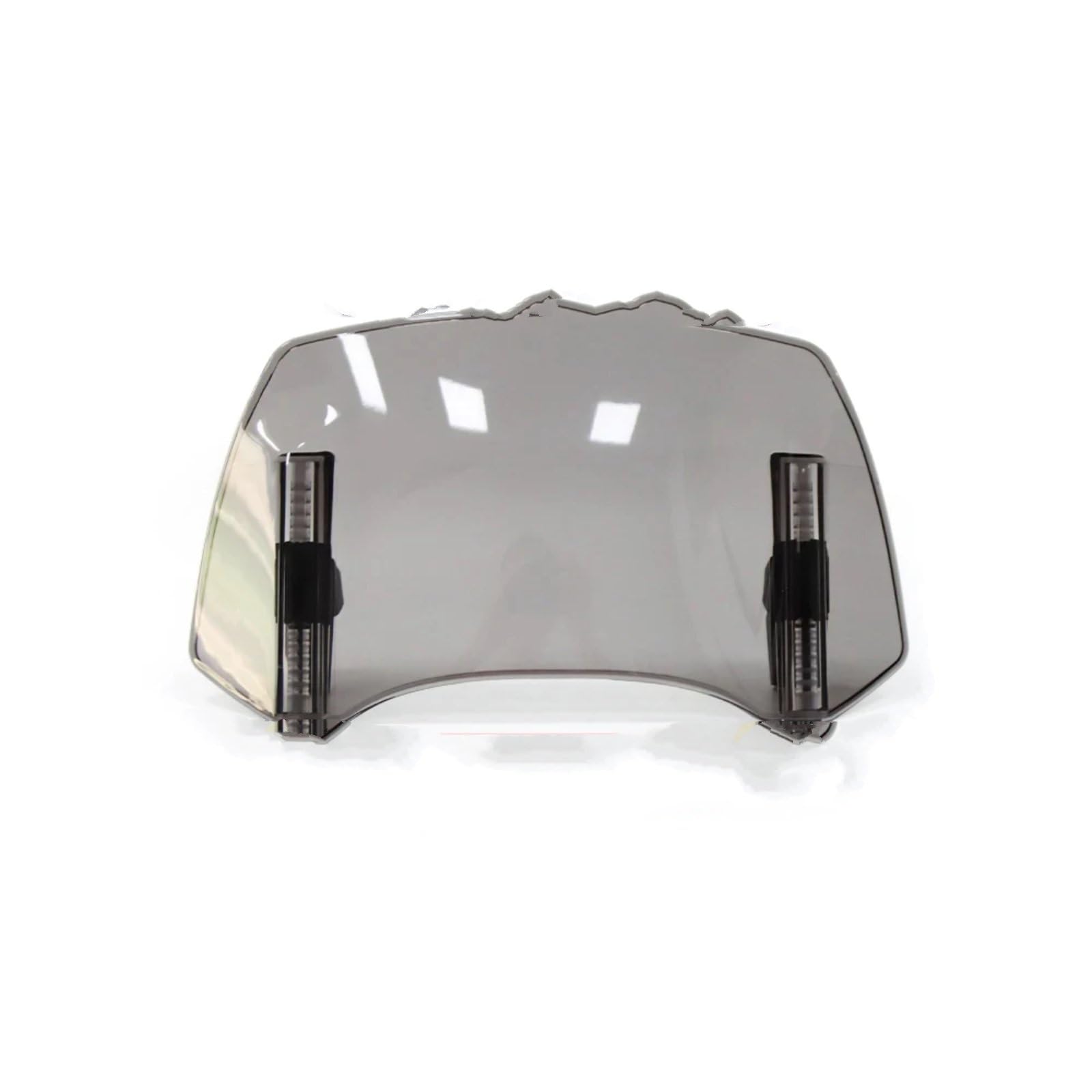 MOXSQFT Motorrad Windschutz Für R1200GS GSA Für ADV Für Abenteuer Universal Motorrad Windschutzscheibe Verlängerung Einstellbare Spoiler Deflektor Zubehör(Light Smoke) von MOXSQFT