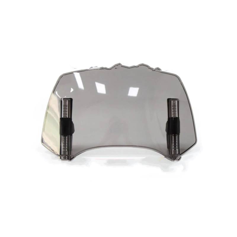 MOXSQFT Motorrad Windschutz Für R1200GS GSA Für ADV Für Abenteuer Universal Motorrad Windschutzscheibe Verlängerung Einstellbare Spoiler Deflektor Zubehör(Light Smoke) von MOXSQFT