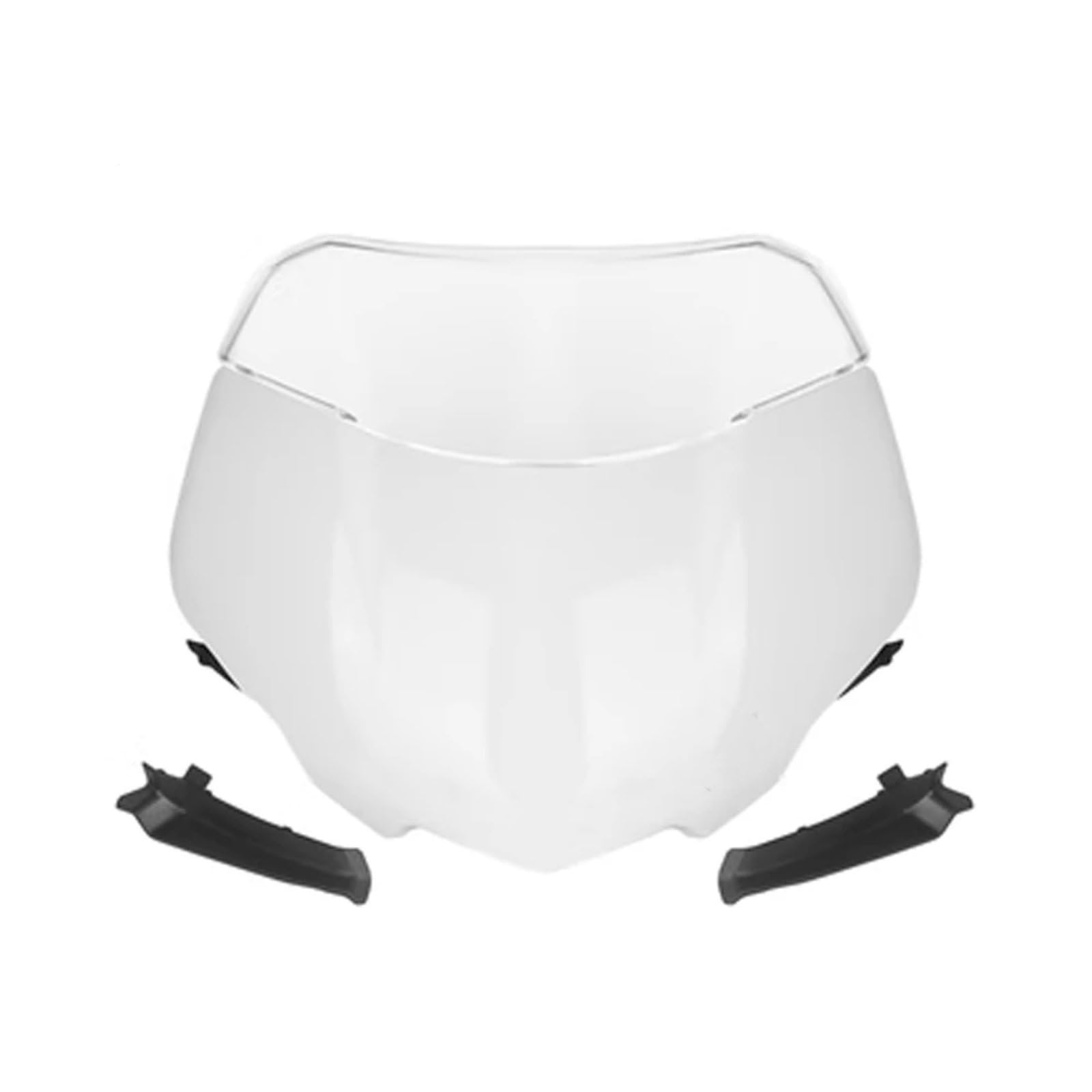 MOXSQFT Motorrad Windschutz Für Street Für Triple Für 765RS Moto2 2023 Motorrad Frontscheibe Windschutz Visier Wind Bildschirm Spoiler Deflektor Motorrad Windschutzscheibe(White) von MOXSQFT