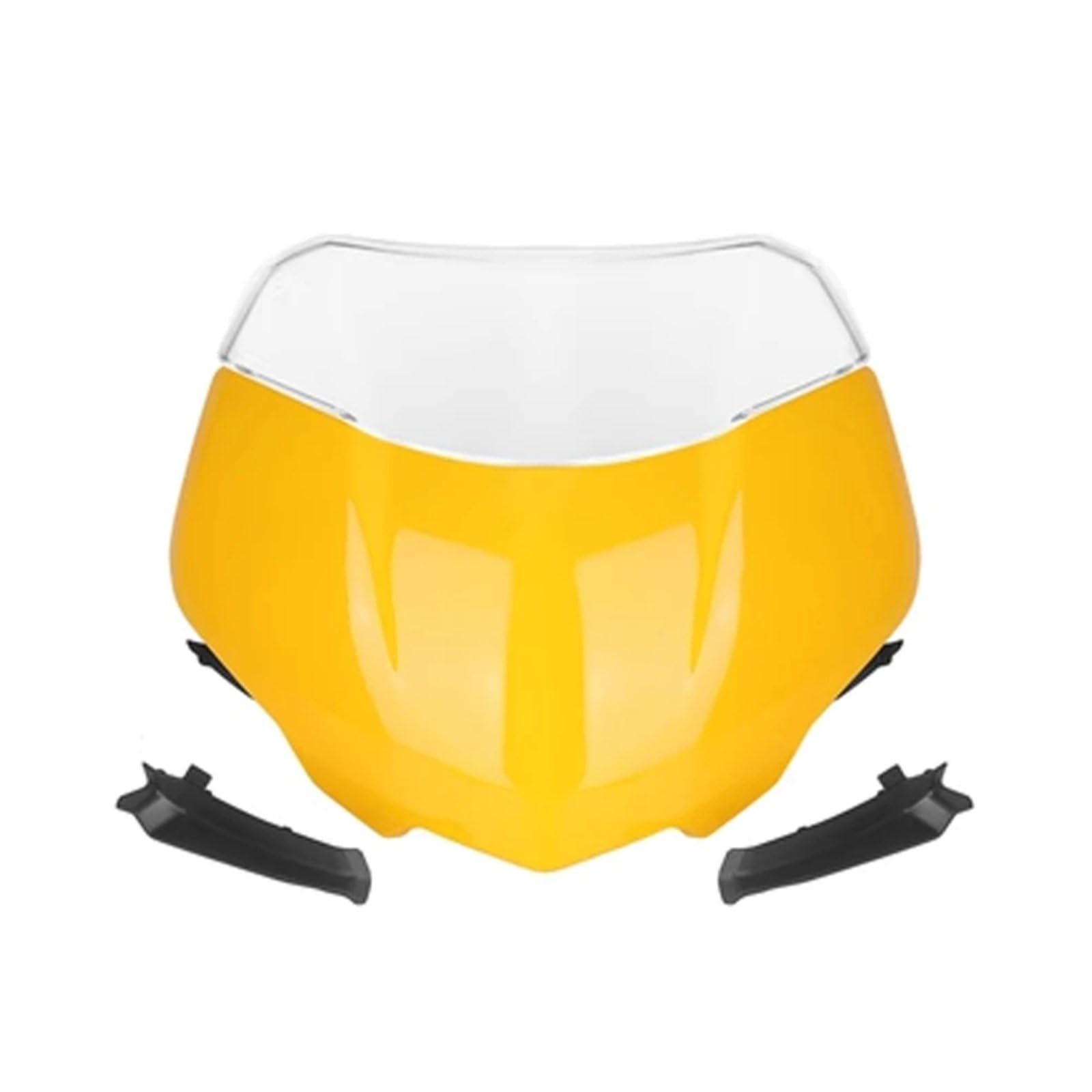 MOXSQFT Motorrad Windschutz Für Street Für Triple Für 765RS Moto2 2023 Motorrad Frontscheibe Windschutz Visier Wind Bildschirm Spoiler Deflektor Motorrad Windschutzscheibe(Yellow) von MOXSQFT