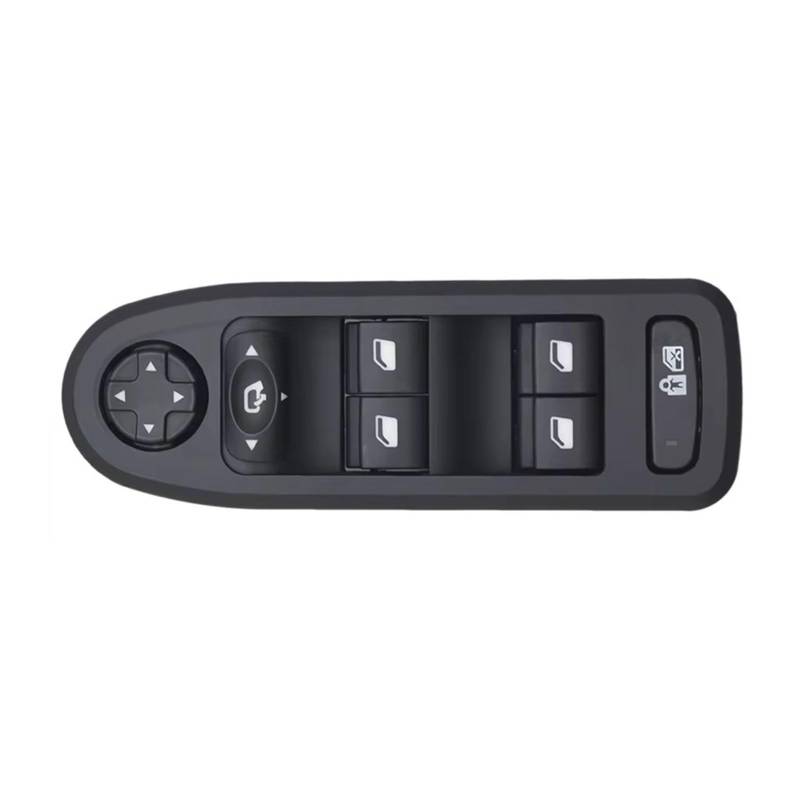 MOXSQFT Schalter Fensterheber Kompatibel Mit Citroen Für C5 2008 2009 2010 2011 2012 2013 2014 Auto-Elektrik Für Hauptfensterschalter OE:98054508ZD 96644915XT 98053439 96644915 von MOXSQFT