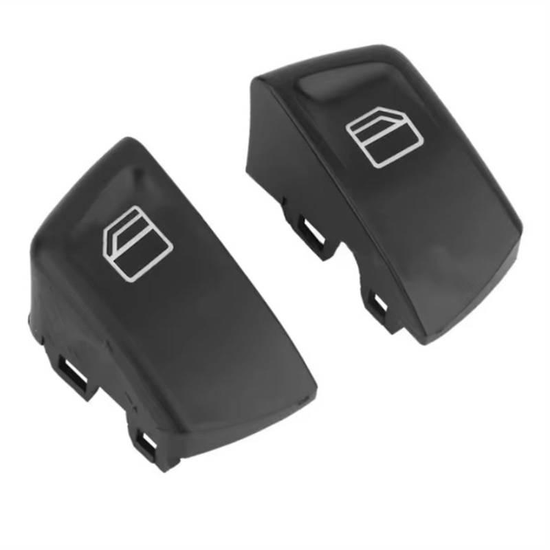 MOXSQFT Schalter Fensterheber Kompatibel Mit Mercedes Für Benz Für Vito Für Viano W639 2003-2015 2 Stück Automatische Fensterheber-Schalterknopfabdeckung Autozubehör von MOXSQFT