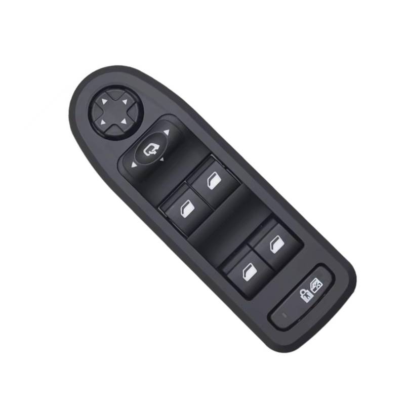 MOXSQFT Schalter Fensterheber Kompatibel Mit Peugeot Für 5008 2010 2011 2012 2013 2014 2015 2016 Auto-Elektrik Für Hauptfensterschalter OE:98053439 96644915 98054508ZD 96644915XT von MOXSQFT
