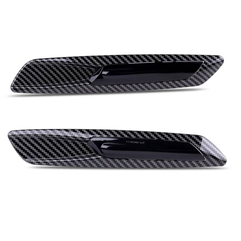 MOXSQFT Seitenblinker Blinker Kompatibel Mit Für E81 E82 E87 E88 E90 E91 E92 E93 E46 M3 E60 E61 1 3 5 X-Serie Frontseitenmarkierungsleuchte Auto-Blinker-Glühbirne Bernstein von MOXSQFT