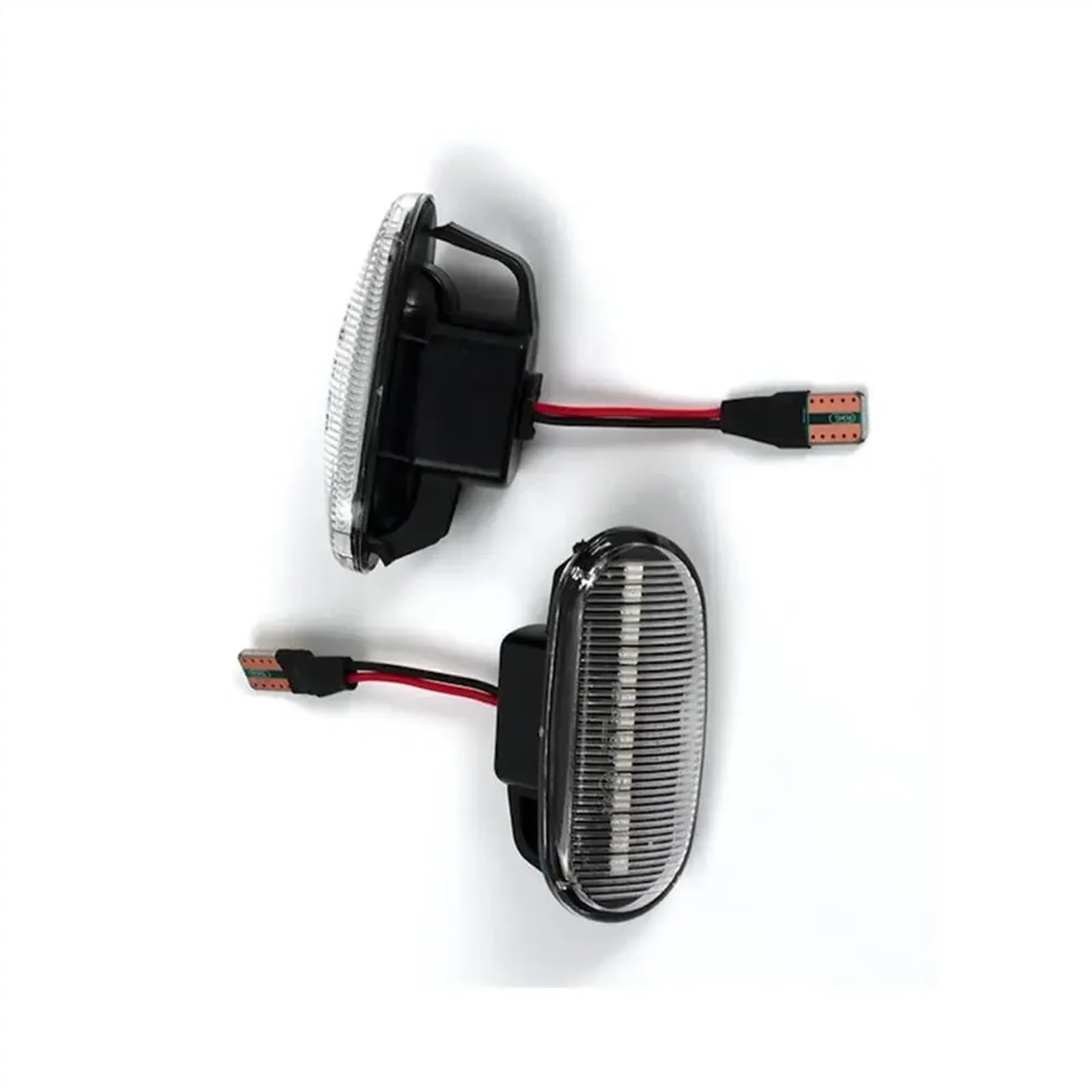 MOXSQFT Seitenblinker Blinker Kompatibel Mit Für Integra DC5 Typ R Für Modelle 2002–2006 2 Stück Dynamische Blinker Seitenmarkierungsleuchten Fließende Blinker-Repeater-Lampe(Crystal Type) von MOXSQFT