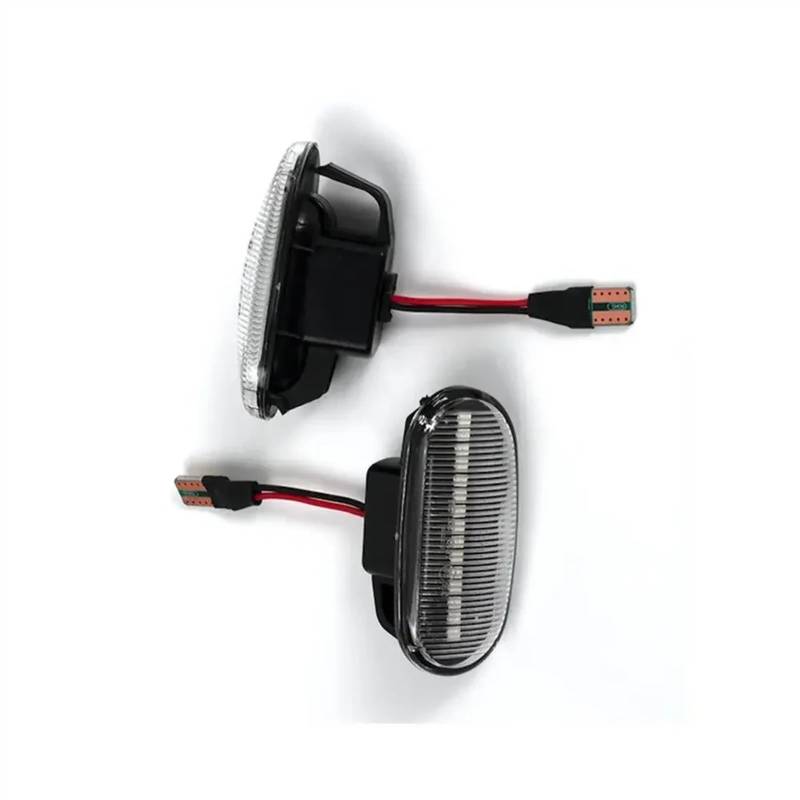 MOXSQFT Seitenblinker Blinker Kompatibel Mit Für Integra DC5 Typ R Für Modelle 2002–2006 2 Stück Dynamische Blinker Seitenmarkierungsleuchten Fließende Blinker-Repeater-Lampe(Crystal Type) von MOXSQFT