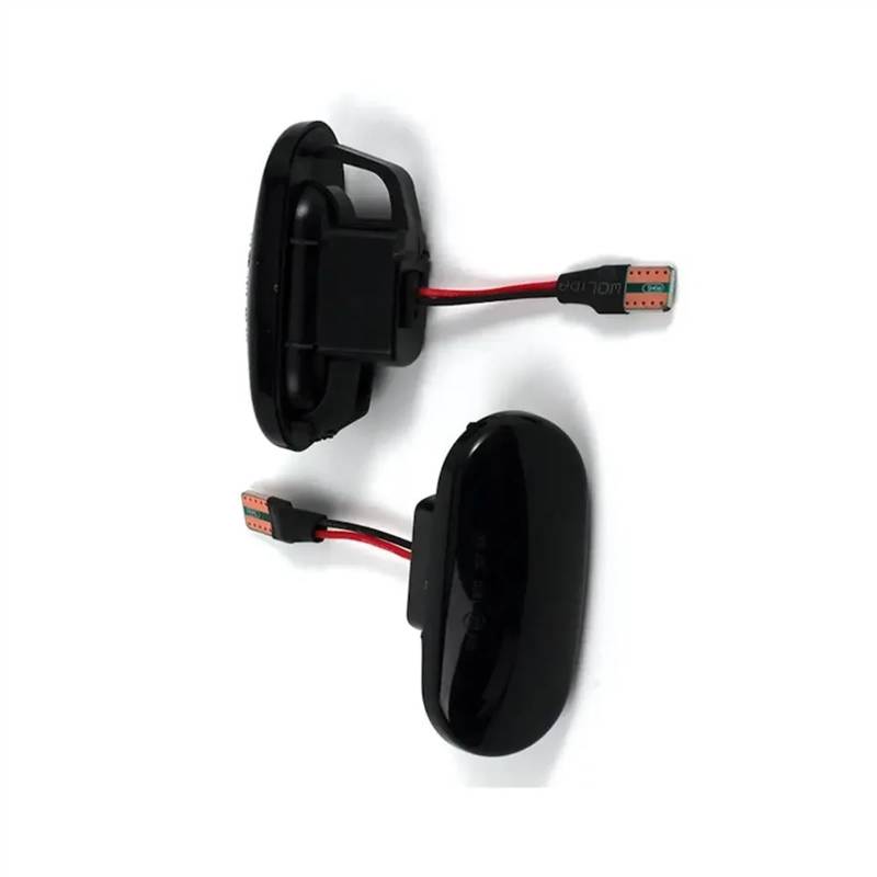 MOXSQFT Seitenblinker Blinker Kompatibel Mit Für Integra DC5 Typ R Für Modelle 2002–2006 2 Stück Dynamische Blinker Seitenmarkierungsleuchten Fließende Blinker-Repeater-Lampe(Smoked Type) von MOXSQFT